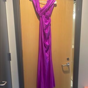 Vibrant Purple Evening Gown